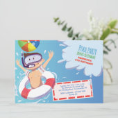 Laten we een splash-uitnodiging maken kaart (Staand voorkant)