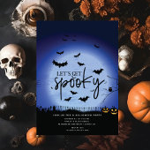 Laten we een spookachtig Halloween feestje geven Kaart