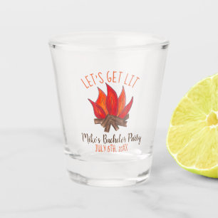 Laten we een uitbundig vrijgezellenfeest houden St Shot Glas