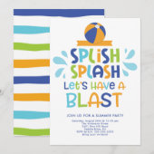 Laten we een uitnodiging voor een laatste pool heb (Voorkant / Achterkant)