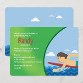 Laten we een uitnodiging voor het Surf halen (Voorkant / Achterkant)