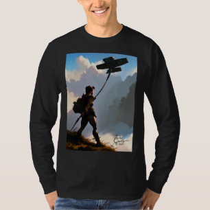 Laten we een vlieger oplaten door Don Castillo Art T-shirt