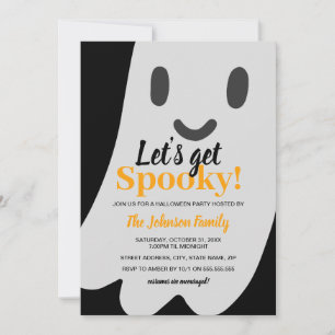 Laten we eng spook Halloween worden Kaart