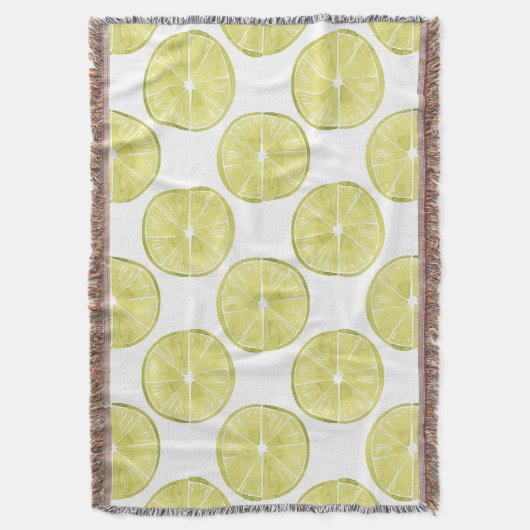 Laten we er eens over praten | Limoen Patroon Deken (Voorkant Verticaal)