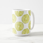 Laten we er eens over praten | Limoen Patroon Koffiemok (Voorkant rechts)