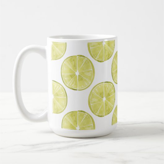 Laten we er eens over praten | Limoen Patroon Koffiemok (Links)