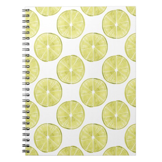 Laten we er eens over praten | Limoen Patroon Notitieboek (Voorkant)