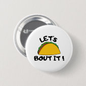 Laten we erover praten ronde button 5,7 cm (Voorkant /achterkant)