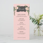 Laten we eten! | Desert Cactus Bloom 5 Cursus Brui Menu (Staand voorkant)