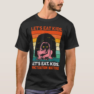 Laten we eten kinder interpunctie redt levens Hall T-shirt