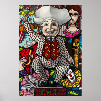 Laten we eten poster