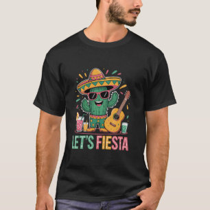 Laten we feest Mexicaanse 5 De Mayo grappige Cinco T-shirt