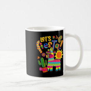 Laten we feest vieren Cinco De Mayo Mexicaanse shi Koffiemok