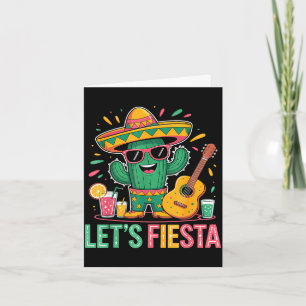 Laten we feest vieren Mexicaans 5 mei grappig cinc Kaart