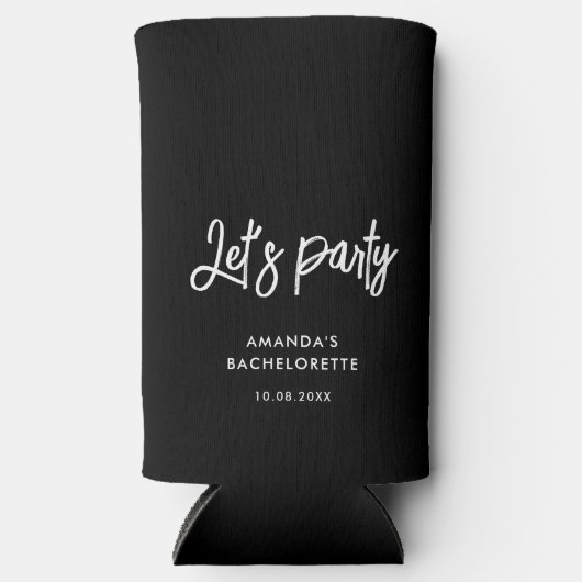 Laten we feest vieren Script Bachelorette-feest aa (Voorkant)