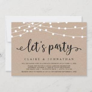 Laten we feest vieren, weddenschap-feest-feest I Kaart