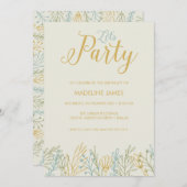 Laten we feesten kaart (Voorkant / Achterkant)