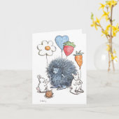 Laten we feesten kaart (Gele Bloem)