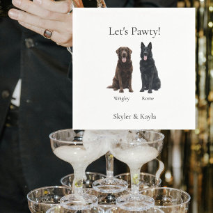 Laten we feesten! Persoonlijke cocktail voor 2 hui Servet