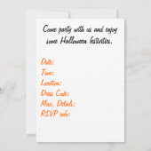 Laten we feesten tot we klaar zijn... kaart (Achterkant)