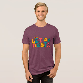 Laten we Feesten Tri-Blend Shirt