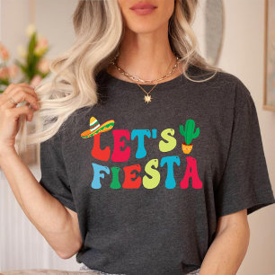 Laten we Fiesta, Cinco De Mayo Mexicaanse Fiesta T-shirt