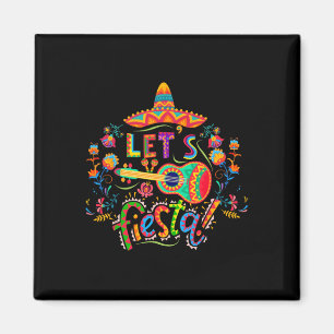 Laten we Fiesta Cinco de Mayo Mexicaanse partij Ta Magneet