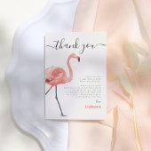 Laten we Flamingle | Flamingo Verjaardag Bedankt