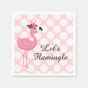 Laten we flamingle... servet
