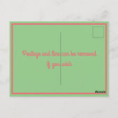 Laten we Flamingle! Uitnodiging (Achterkant)