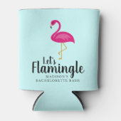 Laten we Flamingo Bachelorette Party Blikjeskoeler (Voorkant)