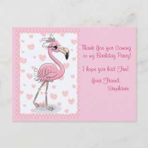Laten we Flamingo Briefkaart
