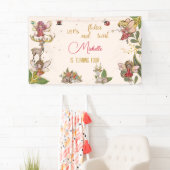 Laten we flutter en draai, feestdag spandoek (Insitu)