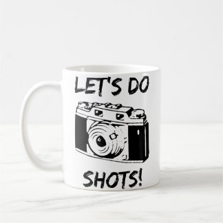 Laten We Foto'S Maken Grappige Fotografie Koffiemok