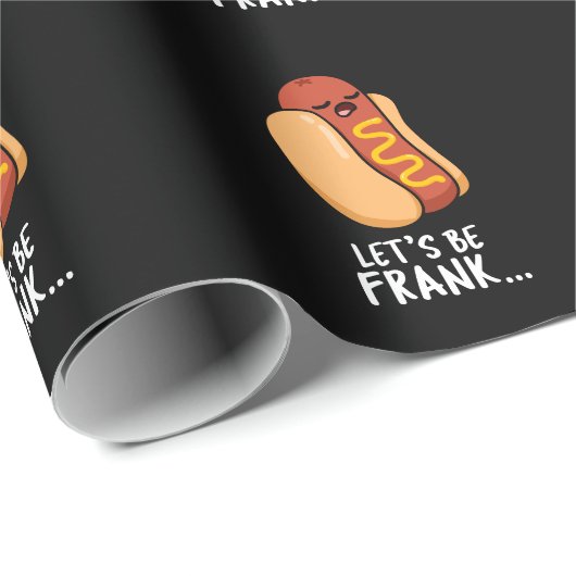 Laten we Frank Funny zijn, Frankfurter Pun Dark BG Cadeaupapier (Rol Hoek)