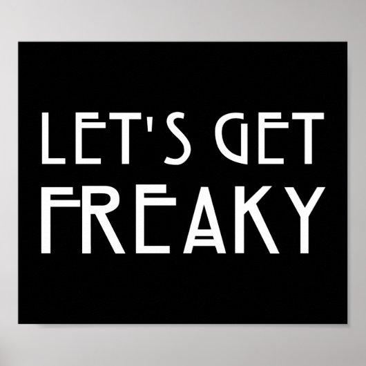 Laten we Freaky halen Poster (Voorkant)