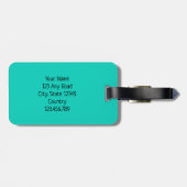 Laten we gaan bagagelabel (Achterkant horizontaal)