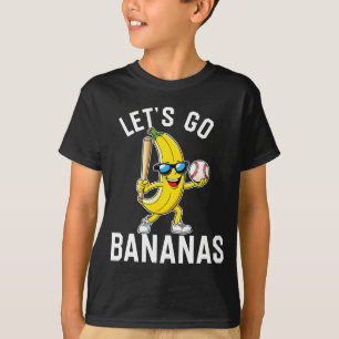 Laten we gaan banaan lange mouw t-shirt