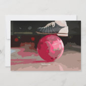 Laten we gaan bowlen kaart (Achterkant)