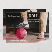 Laten we gaan bowlen kaart (Voorkant / Achterkant)