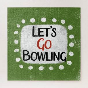 Laten we gaan Bowling Jigsaw Puzzel