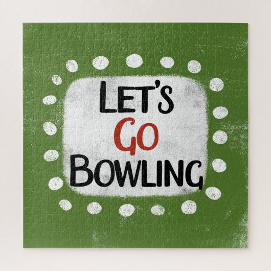 Laten we gaan Bowling Jigsaw Puzzel (Verticaal)