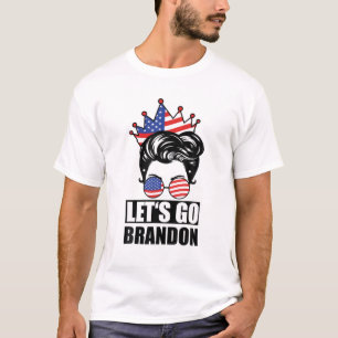 Laten we gaan Brandom Brandon Conservative Anti-Li T-shirt