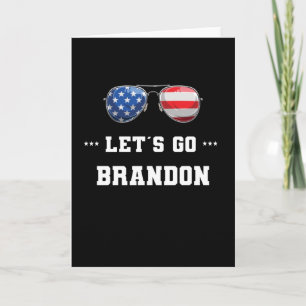 Laten we gaan Brandon Conservative US Flag JB Kaart