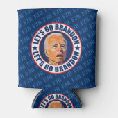 Laten we gaan Brandon FJB grappig anti-joe Biden Blikjeskoeler (Voorkant)