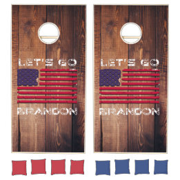 Laten we gaan Brandon Joe Biden Chant Flag Rustic