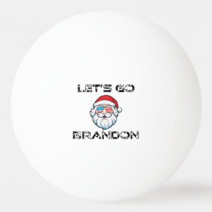 Laten we gaan Brandon Joe Biden Funny Santa Pingpongballen