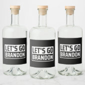 laten we gaan brandon likeurfles etiket (Flessen)