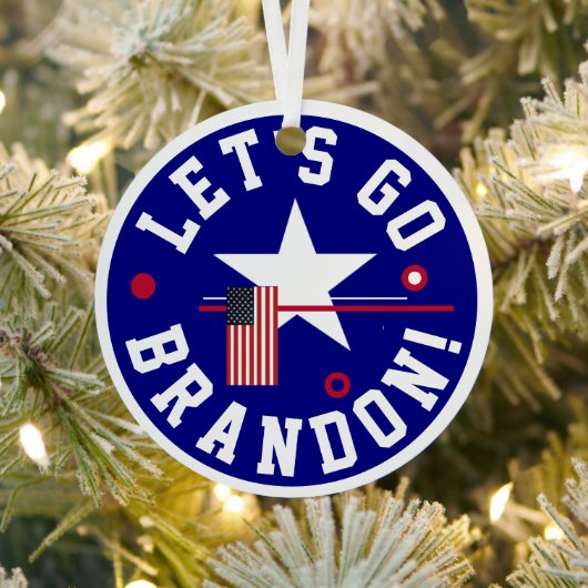 Laten we gaan Brandon Metalen Ornament (Insitu)
