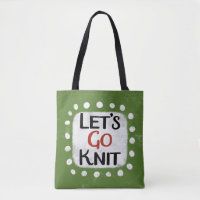 Laten we gaan breien Canvas tas